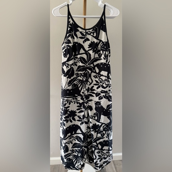 Anthropologie Maeve Chrysanthemum Wide-Leg Jumpsuit - Picture 5 of 5